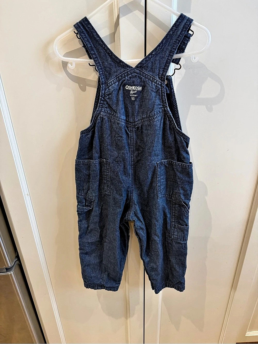 OshKosh B'gosh Denim Overalls in Blue Baby 18M15